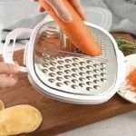 4 IN 1 MULTI GRATER WITH CASE and PLASTIC COVER